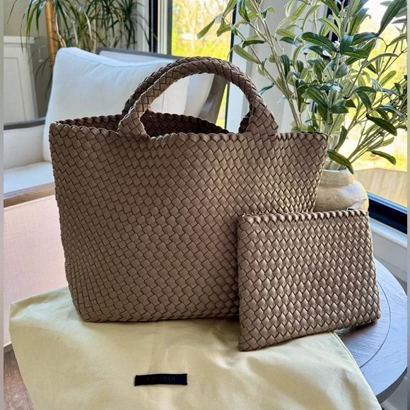 Naghedi St. Barths Medium Tote Bag in Cashmere Color - Picture 2 of 13